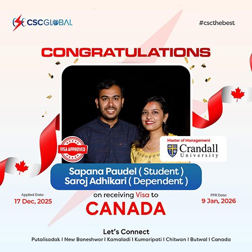 visa granted - canada